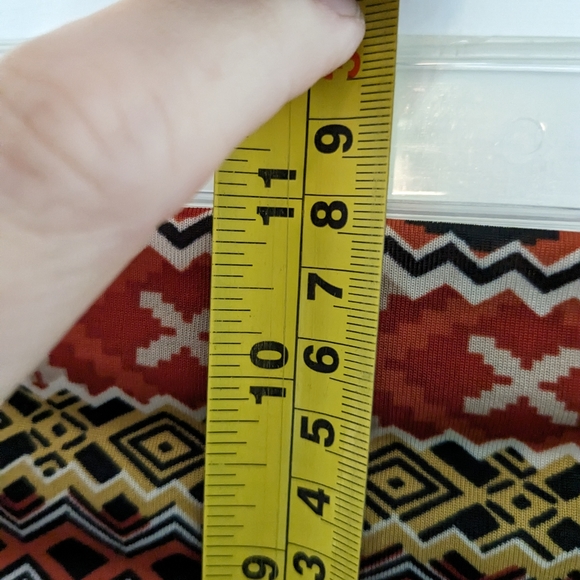 Pomelo Girls XL Multi-color Flare leg pants Great Fall Colors - Picture 10 of 11